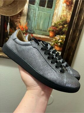 UGG Australia Milo Metallic Black Gunmetal Sneakers